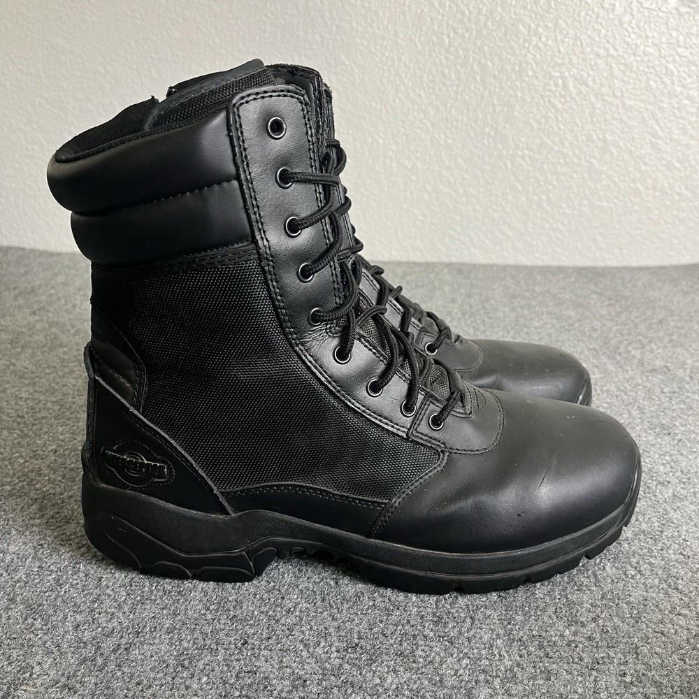 Interceptor Tactical Work Boots Size 13 Black Heavy Duty IM312F002